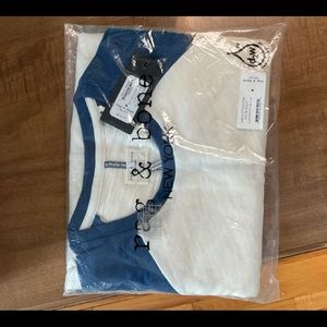 RAG & BONE LONG SLEEVE CLASSIC RAGLAN TEE MEDIUM